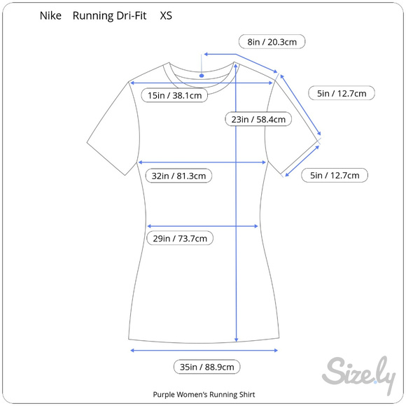 Purple Nike Running Shirt - Dri Fit - Size XS - Picture 8 of 8